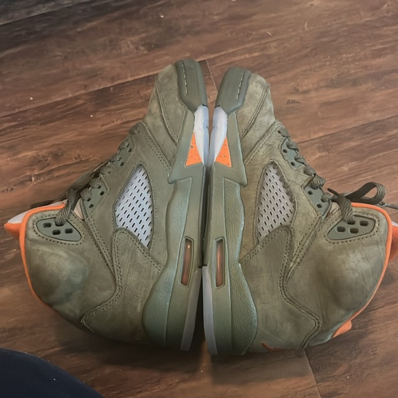 Air Jordan 5 Retro Olive Preowned size 3.5Y - Picture 6 of 12